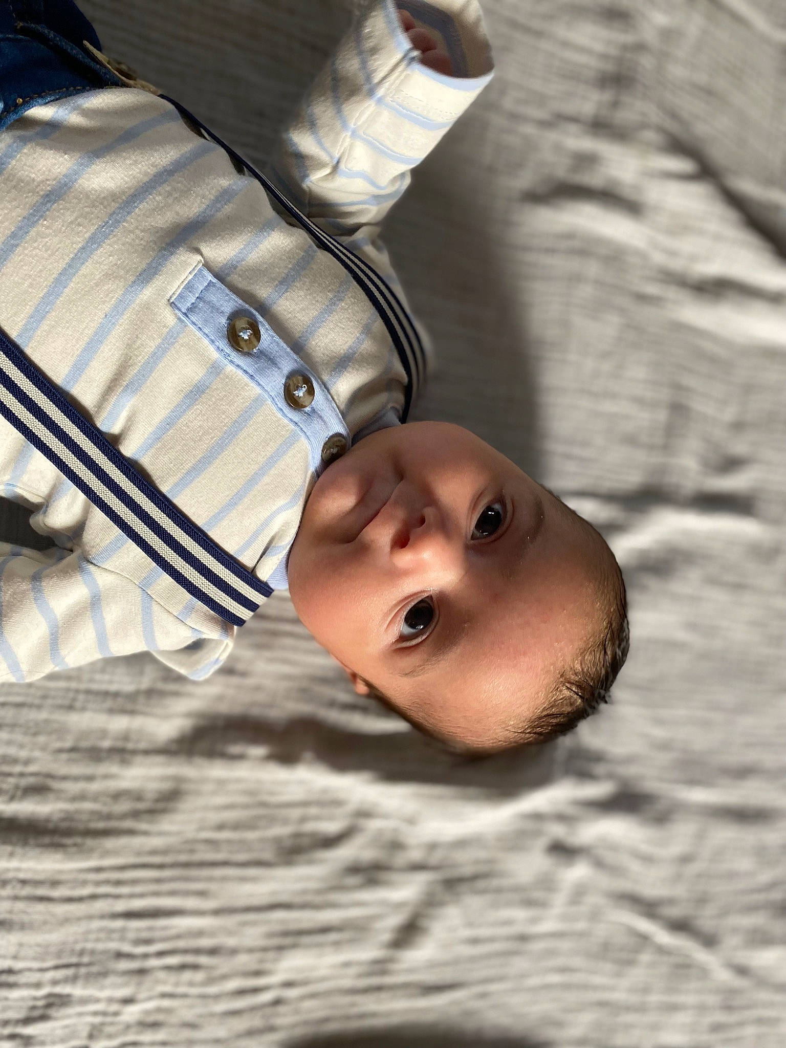 Cason is registered to the contest to win money with this photo: baby, cheek, child, eye, fashion_accessory, fun, happy, head, person, portrait_photography, sleeve, toddler, winter, wood