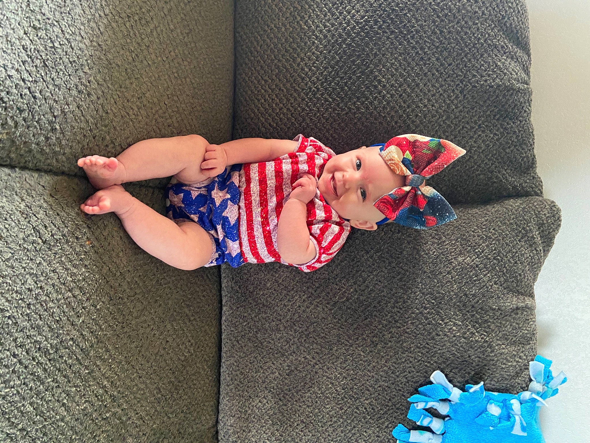 Mayleigh joined the competition — help win amazing prizes! baby, baby_sleeping, baby_toddler_clothing, comfort, doll, dress, foot, happy, hat, headwear, human_body, knee, leg, linens, pattern, person, product, sleeve, sock, textile