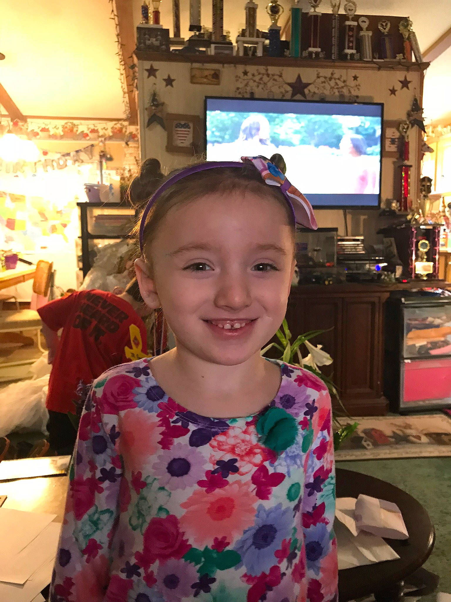 Carrie joined the competition — help win amazing prizes! child, fun, head, joy, long_hair, organ, person, shoulder, smile, snapshot, toddler, tooth