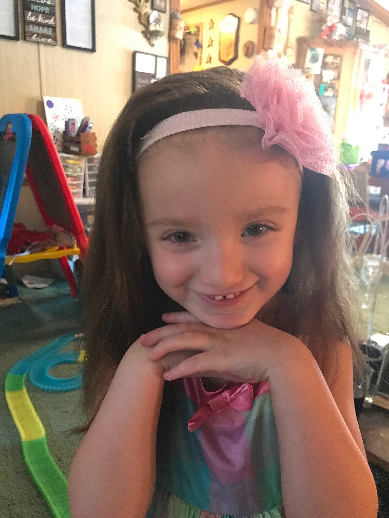 Carrie joined the competition — help win amazing prizes! cheek, child, cool, eyebrow, face, forehead, fun, hair, hair_accessory, head, joy, lip, long_hair, mouth, nose, person, selfie, skin, smile, summer
