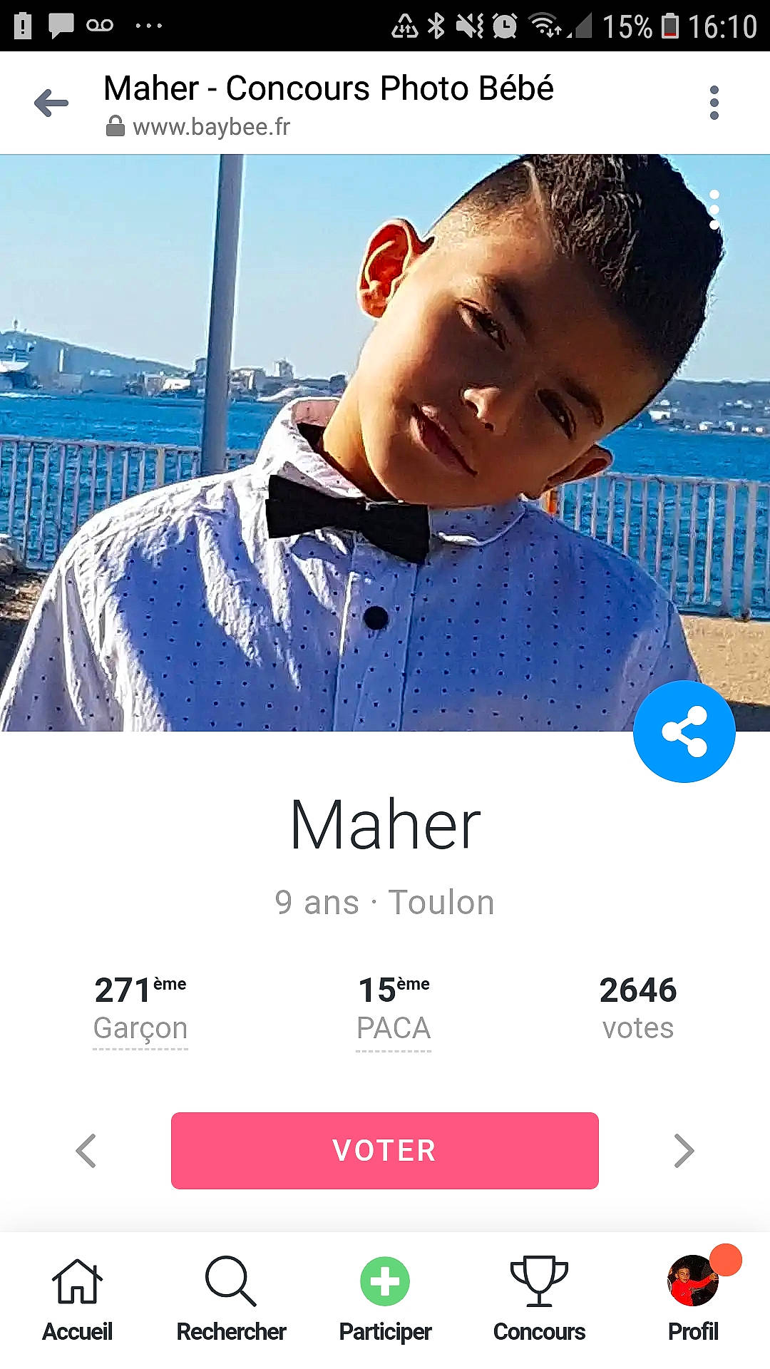 Maher a rejoint le concours — aidez-le/la à gagner de superbes lots ! button, collar, dress_shirt, ear, number, person, photo_caption, portrait_photography, science, screenshot, sleeve, sweater