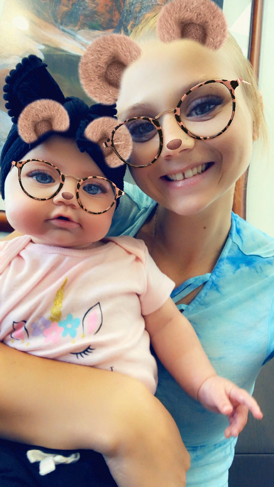Brinlee is registered to the contest to win money with this photo: child, cool, daughter, ear, eye, eyewear, face, friendship, fun, glasses, happy, head, joy, mother, nose, person, photography, selfie, skin, smile