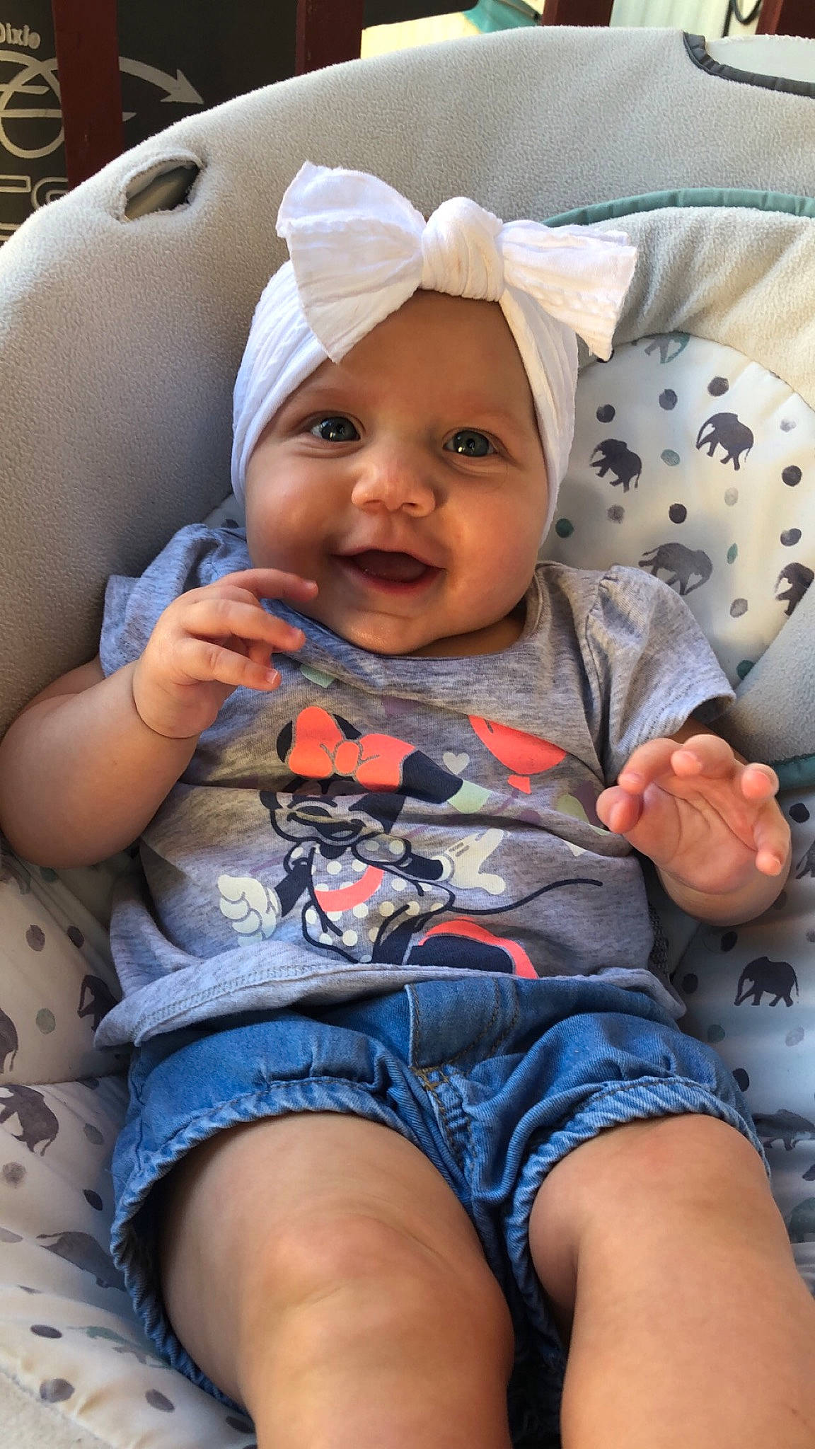 Brinlee joined the competition — help win amazing prizes! baby, baby_products, cheek, child, leg, person, product, skin, toddler