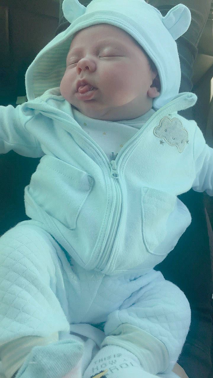 Waylon joined the competition — help win amazing prizes! baby, cheek, child, nose, person, smile, toddler