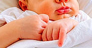 Robert joined the competition — help win amazing prizes! newborn, baby, sleeping, blanket, white, face, hands, infant, cozy, soft, peaceful, portrait, closeup, skin, cute, resting, child, wrapped, indoors, gentle