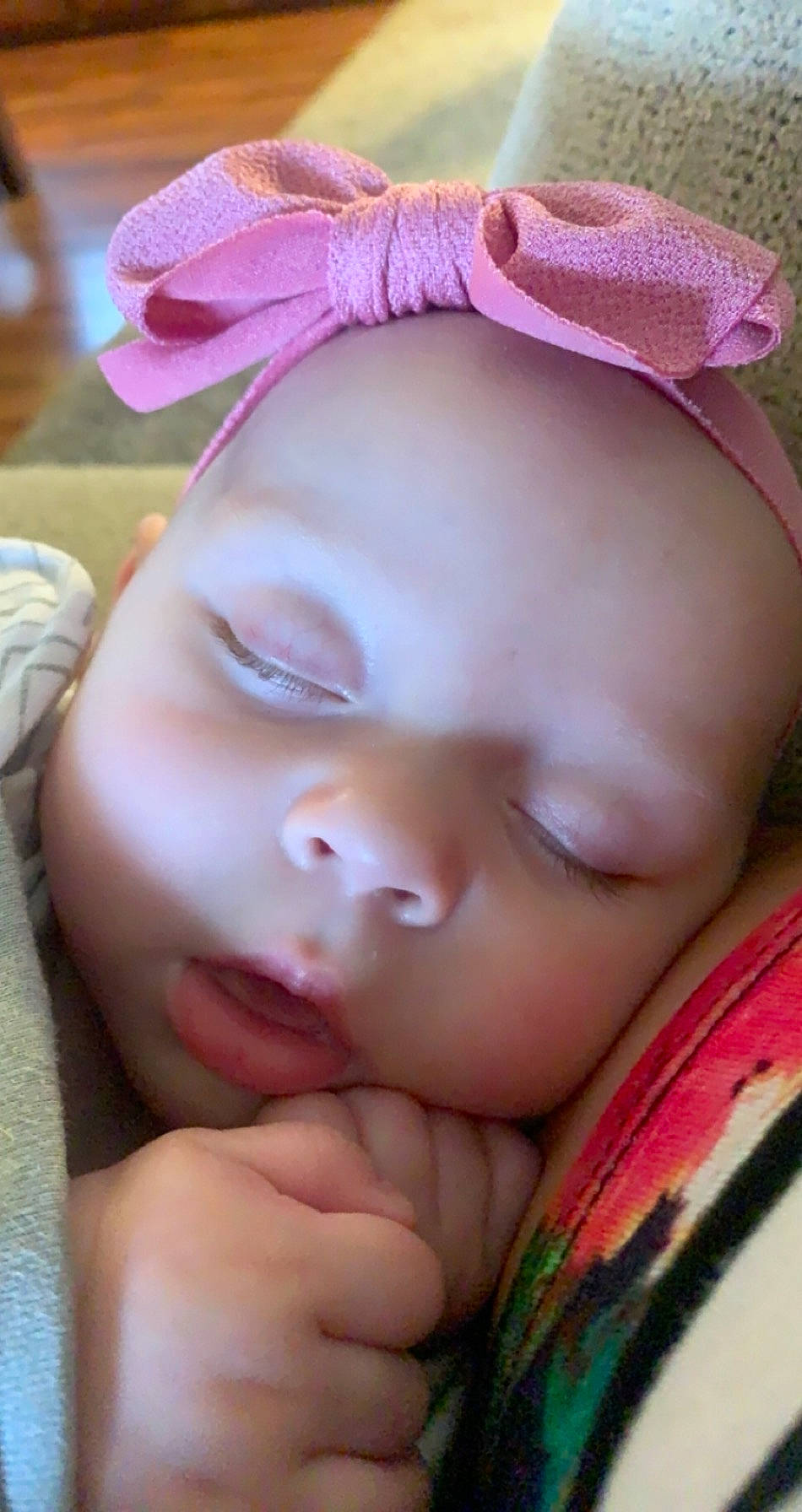 Carrie joined the competition — help win amazing prizes! cheek, chin, eye, eyelash, facial_expression, forehead, gesture, happy, head, headwear, human, human_body, leaf, lip, mouth, nose, organ, person, pink, purple