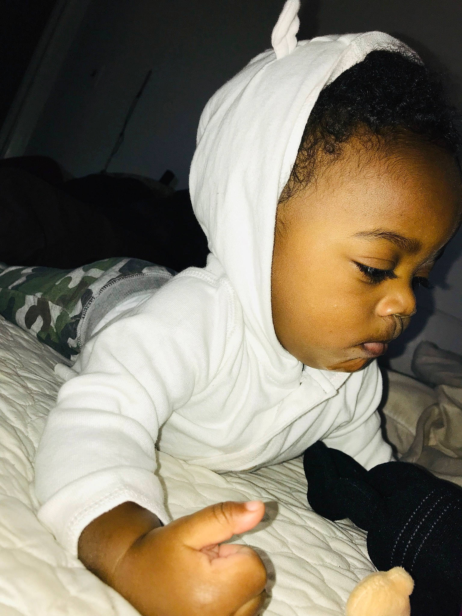 Jr joined the competition — help win amazing prizes! arm, baby, black_hair, cheek, child, comfort, ear, elbow, eye, face, finger, forehead, hand, head, lip, nose, person, skin, sleep, toddler