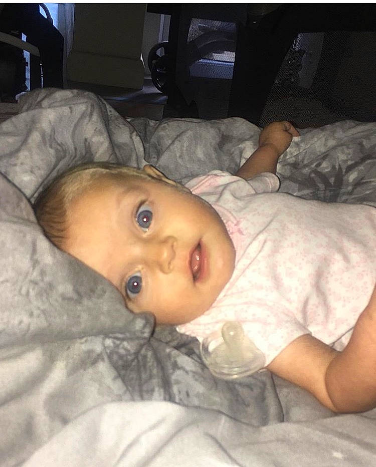 Cienna is registered to the contest to win money with this photo: baby, bedtime, cheek, child, eye, eyebrow, face, forehead, head, lip, mouth, nose, person, skin, toddler