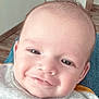 Celestin participe au concours pour gagner de l'argent avec cette photo : baby, babylaughing, dimples, face, hair, happy, head, newborn, person, photography, portrait, selfie, skin, smile