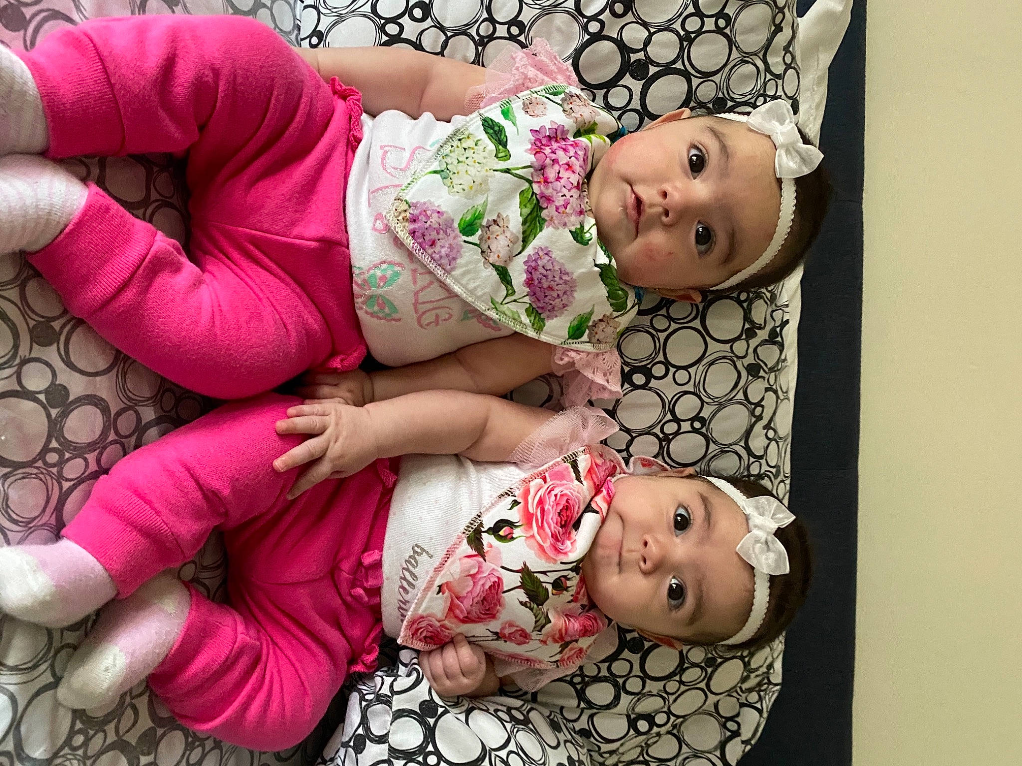 Allison Y Gabriella is registered to the contest to win money with this photo: baby, baby_products, baby_toddler_clothing, cheek, child, eye, facial_expression, headwear, mouth, nose, person, pink, skin, toddler