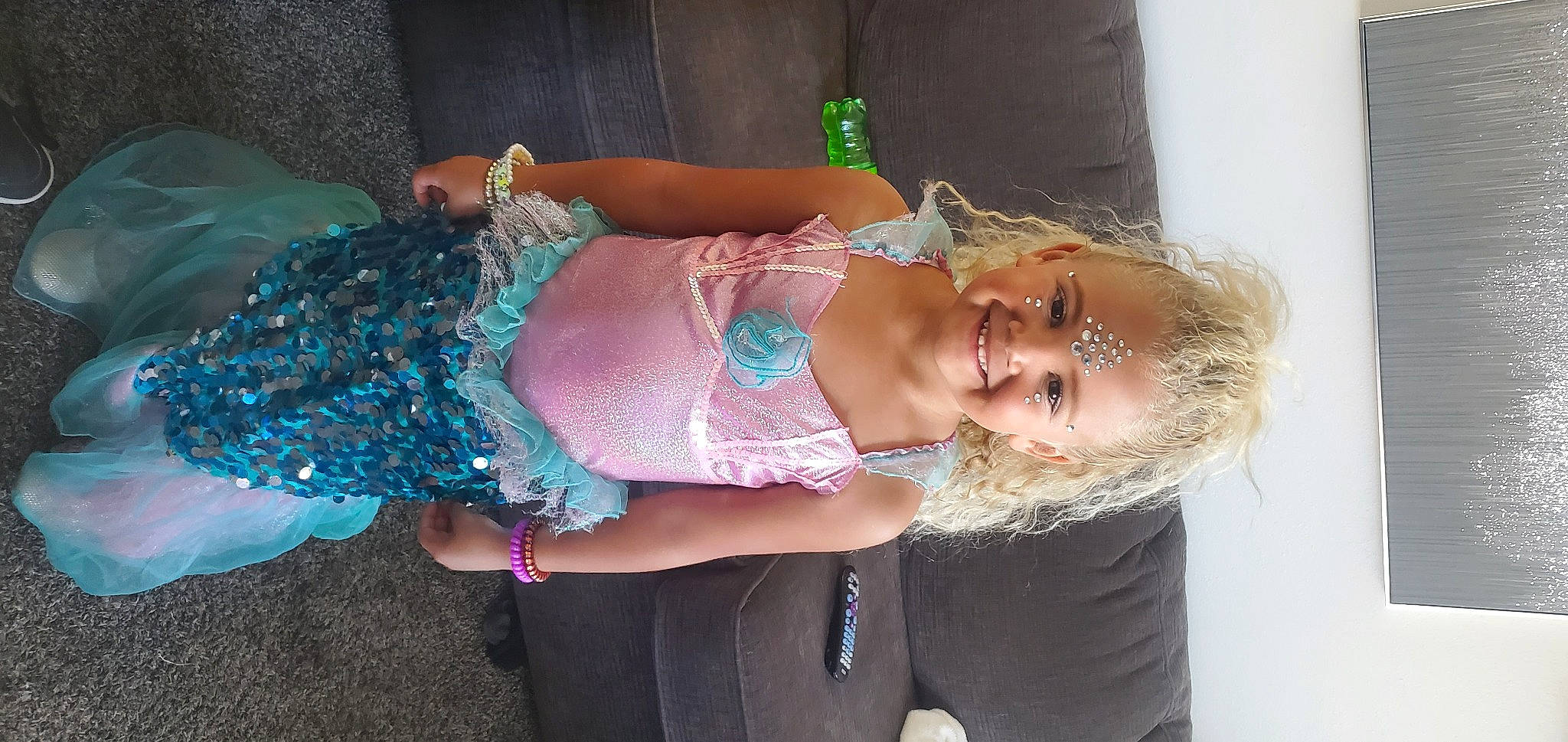 Amiah is registered to the contest to win money with this photo: abdomen, baby, baby_toddler_clothing, chest, day_dress, dress, electric_blue, event, fashion_accessory, fun, happy, human_leg, joy, pattern, person, pink, smile, thigh, toddler, trunk