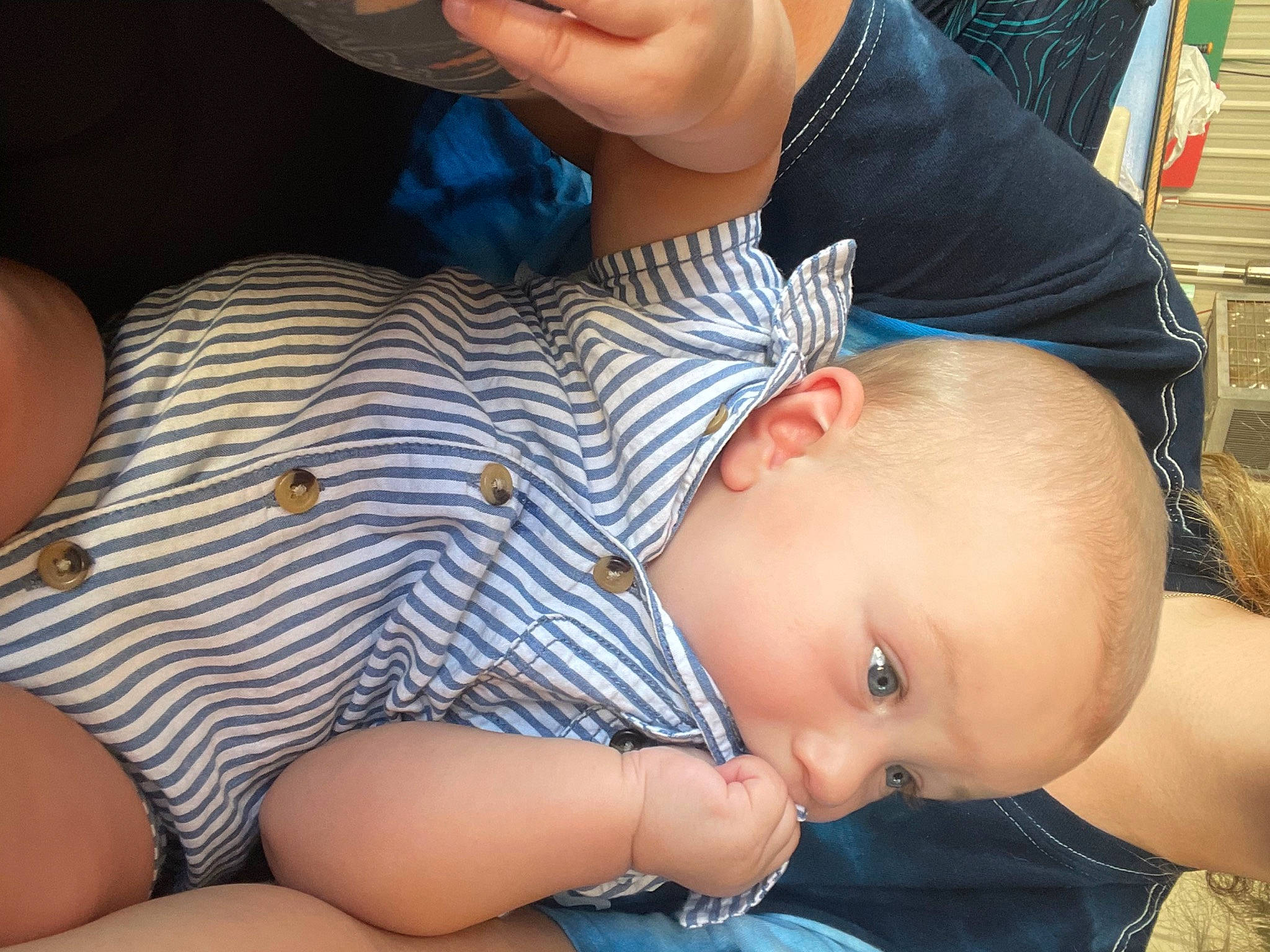 Beckham is registered to the contest to win money with this photo: cheek, chest, eye, eyelash, finger, gesture, hand, happy, human_body, joint, mouth, muscle, neck, nose, organ, person, shoulder, skin, thigh, toddler