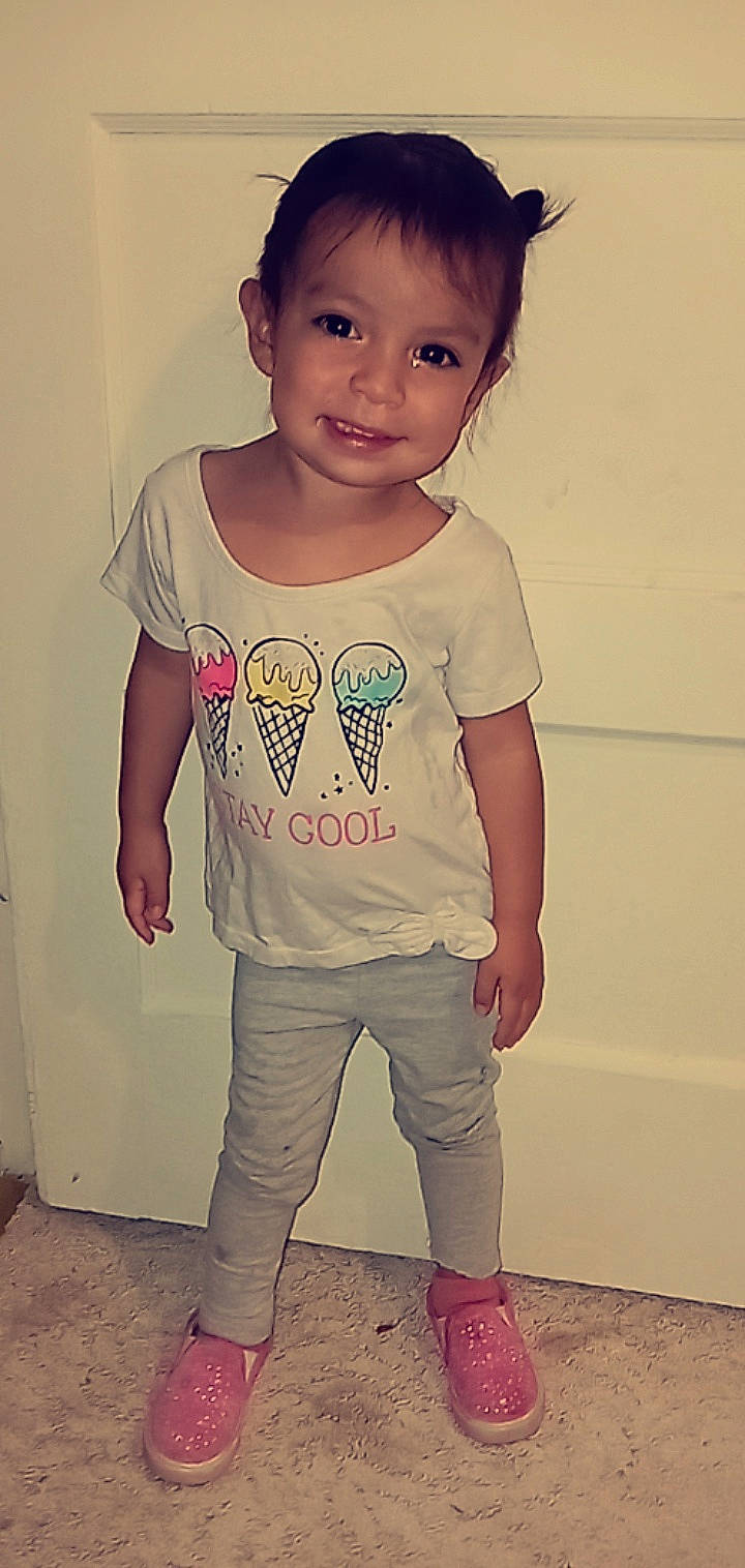 Amiyah joined the competition — help win amazing prizes! arm, baby_toddler_clothing, cheek, clothing, eye, face, facial_expression, gesture, hairstyle, happy, head, joint, joy, neck, nose, person, pink, shoulder, skin, sleeve