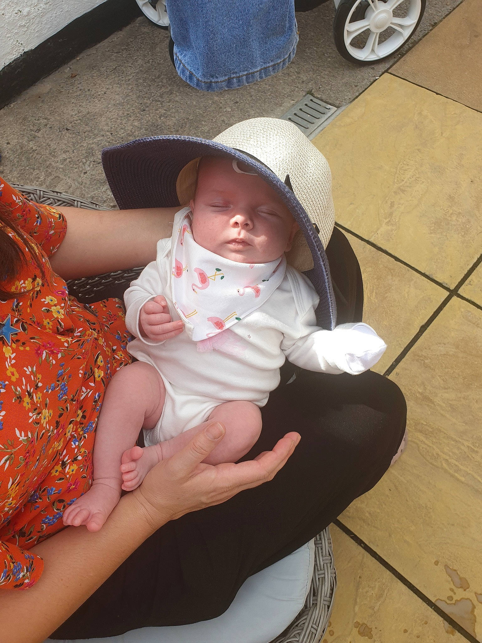 Amelia-grace joined the competition — help win amazing prizes! baby, child, hat, headgear, leg, person, sitting, toddler, vacation