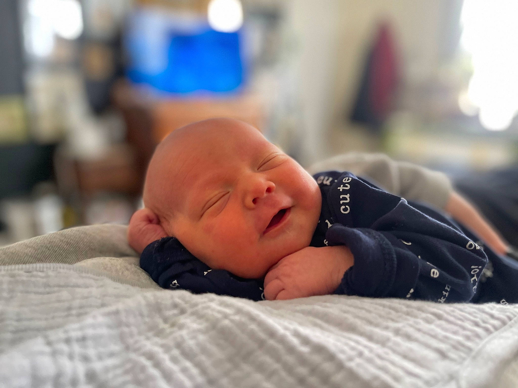 Mack joined the competition — help win amazing prizes! baby, baby_toddler_clothing, cheek, child, cloud, comfort, eye, fashion_accessory, flash_photography, flooring, happy, person, portrait_photography, sitting, toddler, wood