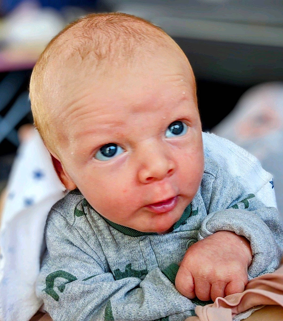 Adam joined the competition — help win amazing prizes! azure, baby, baby_toddler_clothing, cheek, child, collar, comfort, eyelash, finger, fun, gesture, happy, iris, lip, mouth, nose, person, skin, sleeve, thumb