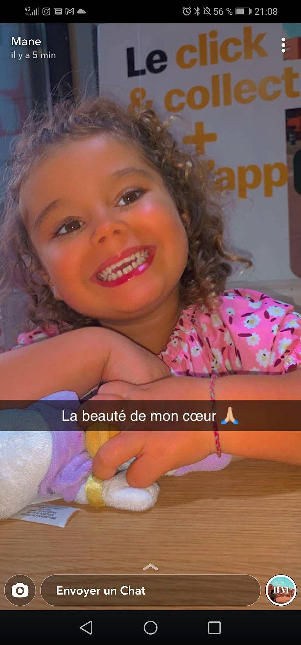 Calysta participe au concours pour gagner de l'argent avec cette photo : adaptation, cheek, child, event, eye, eyelash, fun, hairstyle, happy, head, jewellery, joy, leisure, lip, magenta, necklace, person, photo_caption, pink, skin