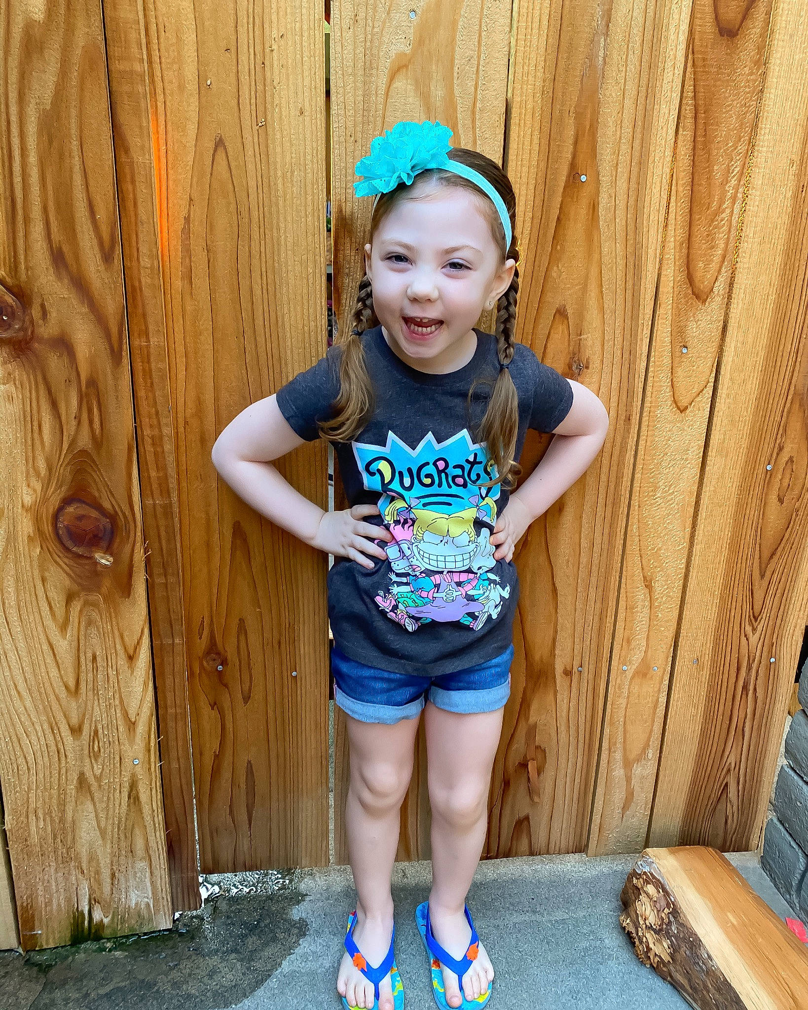 Paislee joined the competition — help win amazing prizes! azure, baby_toddler_clothing, blue, electric_blue, fun, grass, happy, human_leg, joy, leg, leisure, neck, person, shorts, shoulder, skin, standing, t_shirt, textile, thigh