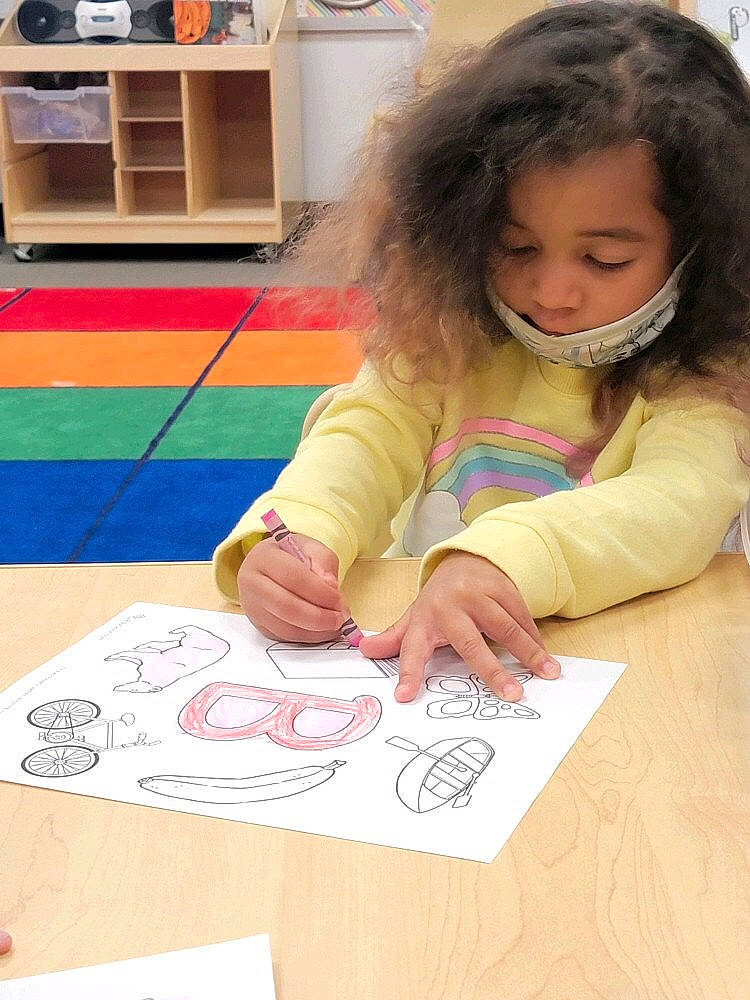 Khalani is registered to the contest to win money with this photo: art, artist, chair, child, child_art, design, education, flooring, fun, kitchen_appliance, learning, person, play, room, shelf, table, toddler, visual_arts, wood, writing
