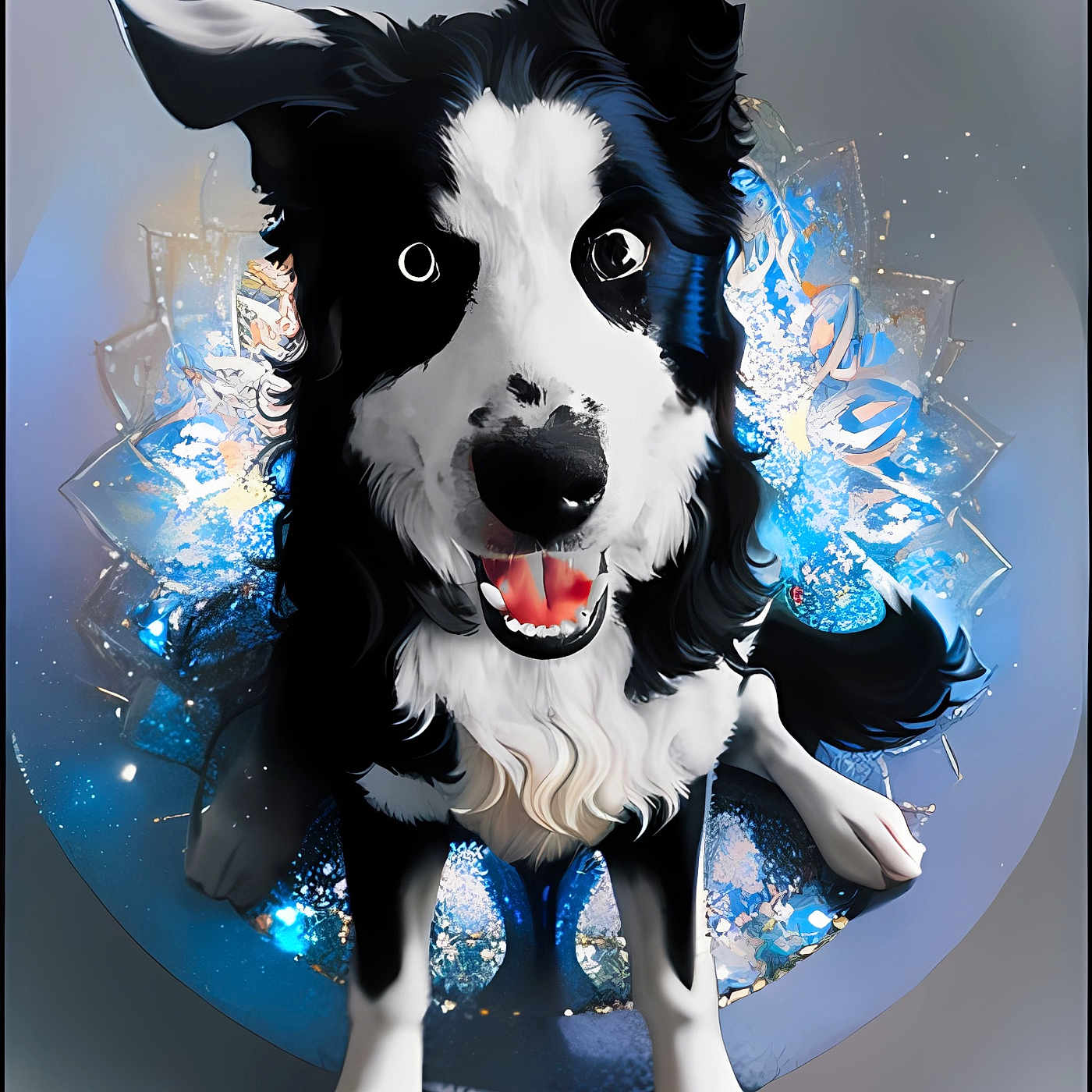 Eleanor Banana is registered to the contest to win money with this photo: accessories, animal, art, bodypart, canine, clothing, collage, collie, dog, hosiery, husky, mouth, person, pet, photography, puppy, sock, sphere, terrier, whitedog