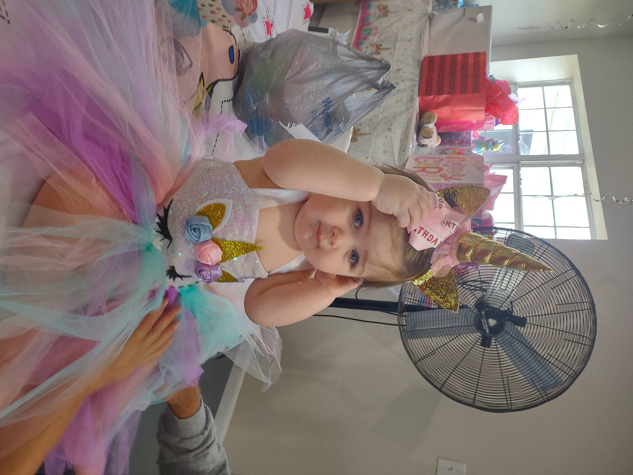 Braelynn is registered to the contest to win money with this photo: baby, baby_products, ballet_tutu, child, costume, event, fun, magenta, mythical_creature, party_supply, peach, person, pink, plastic, toddler, wheel, window