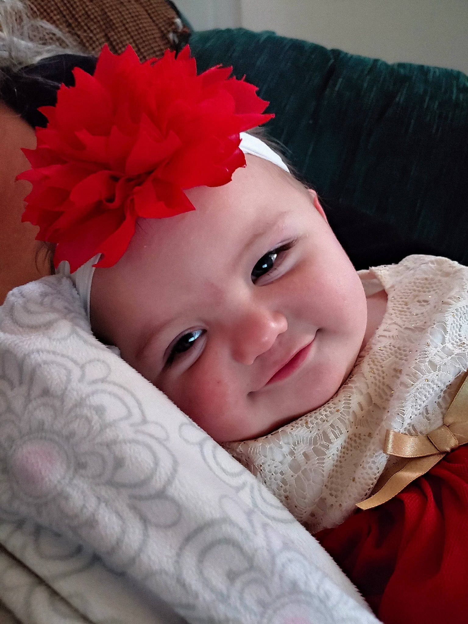 Emily A joined the competition — help win amazing prizes! baby, bedtime, cheek, child, eye, face, fashion_accessory, hair_accessory, head, headband, headgear, headpiece, joy, lip, mouth, nose, person, photography, pink, red