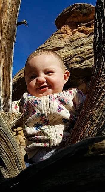 Emily A joined the competition — help win amazing prizes! baby, child, happy, joy, nose, people, person, photography, plant, product, rock, smile, toddler, tree, vacation