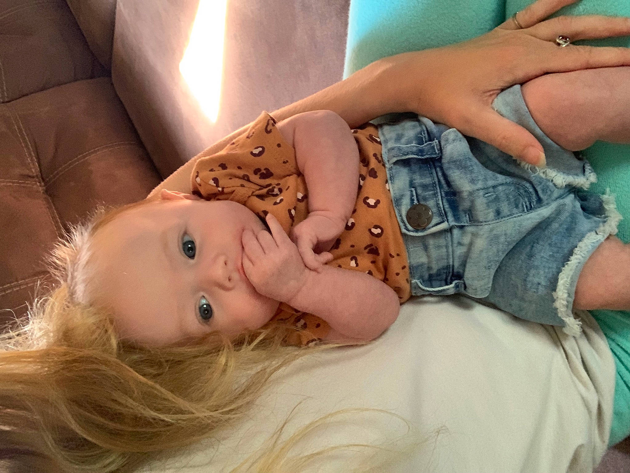 Cora is registered to the contest to win money with this photo: abdomen, cheek, chest, child, comfort, eye, eyelash, hair, joint, lip, long_hair, mouth, neck, person, shoulder, skin, thigh, toddler, trunk, waist