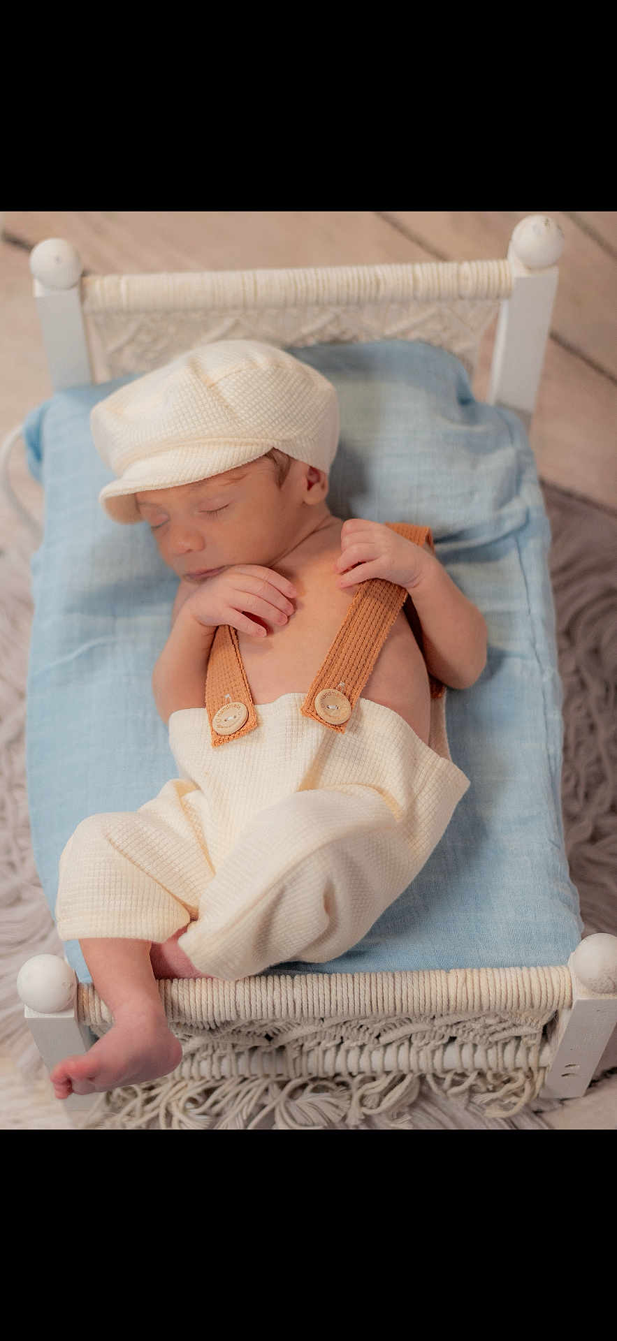 Lucifer joined the competition — help win amazing prizes! baby, bed, blue_blanket, cap, child, cozy, cute, feet, hands, indoors, infant, knitwear, newborn, peaceful, portrait, resting, sleeping, small_bed, soft_texture, woven_bed