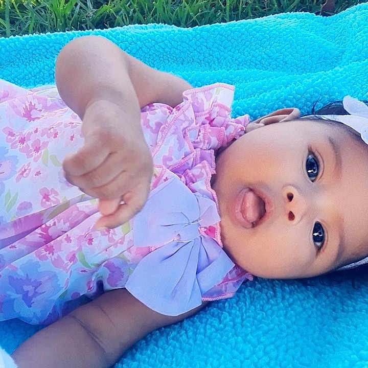 Ximena joined the competition — help win amazing prizes! beauty, child, fun, girl, hair_accessory, infant, iris, product, skin, smile, toddler