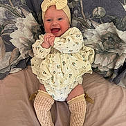 Darla-Mai is registered to the contest to win money with this photo: baby, blanket, bonnet, cap, clothing, costume, couch, cushion, face, furniture, glove, hat, head, homedecor, hosiery, newborn, person, photography, portrait, sock
