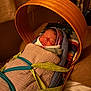 Cochise joined the competition — help win amazing prizes! baby, bedroom, blanket, child, comfort, cozy, fabric, headband, indoors, infant, newborn, peaceful, pillow, portrait, resting, sleeping, soft, swaddled, warm_lighting, wooden_cradle