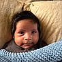 Cochise is registered to the contest to win money with this photo: baby, blanket, blue_blanket, child, closeup, comfort, cozy, cushion, cute, expression, face, indoors, infant, knit, portrait, resting, sleepwear, soft, warm, young