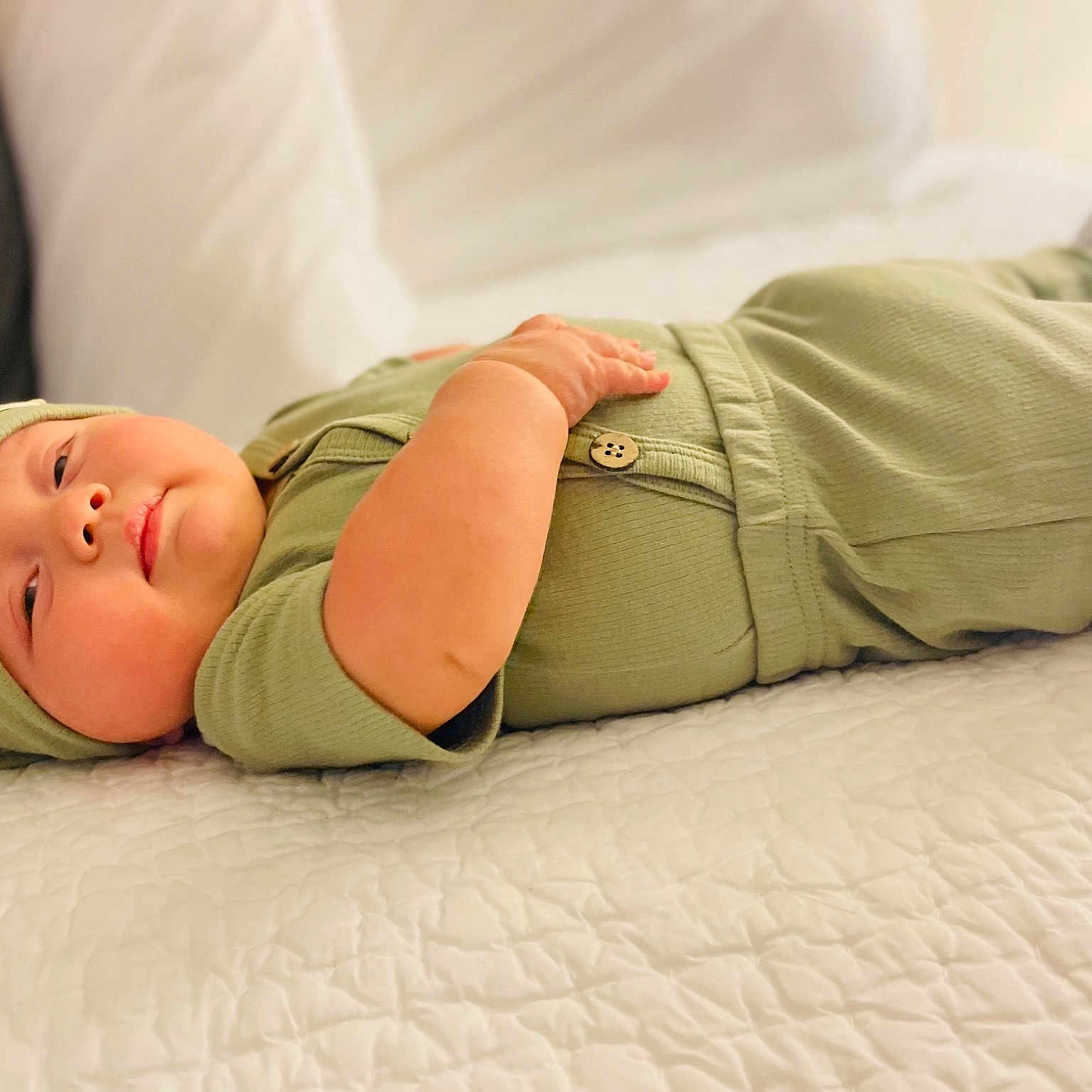 Caysen joined the competition — help win amazing prizes! abdomen, arm, baby, baby_sleeping, baby_toddler_clothing, bedding, bedtime, comfort, elbow, flooring, hand, headgear, human_body, human_leg, knee, leg, linens, stomach, thigh, toddler