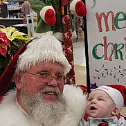 Emmett joined the competition — help win amazing prizes! accessories, adult, baby, bag, beard, bodypart, bonnet, cap, christmas, clothing, computerhardware, costume, couch, electronics, elf, face, festival, finger, flower, flowerarrangement