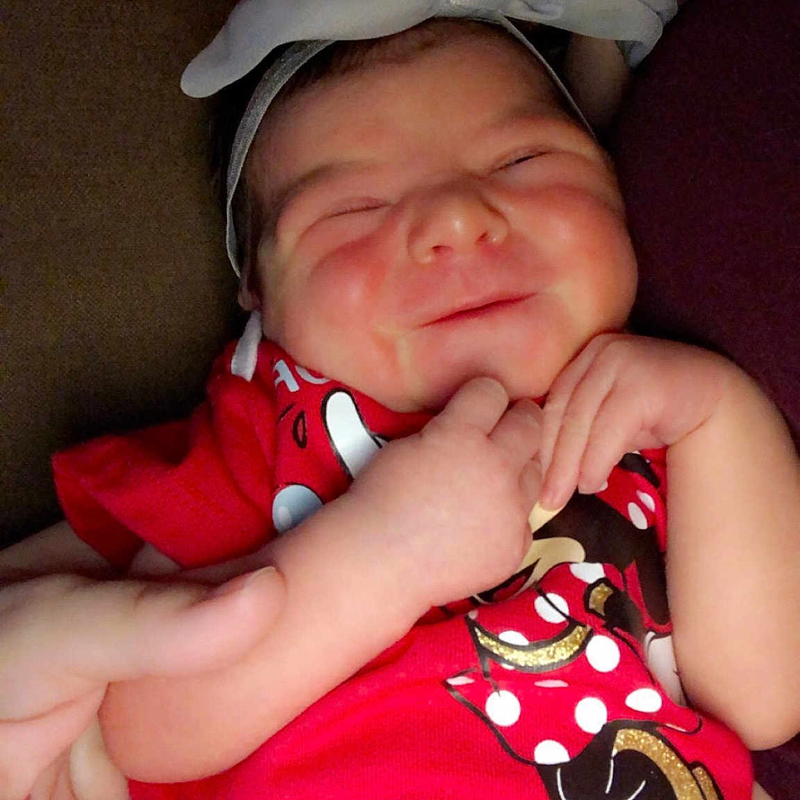 Presleigh joined the competition — help win amazing prizes! baby, cheek, child, facial_expression, headgear, headwear, mouth, person, skin, smile, toddler