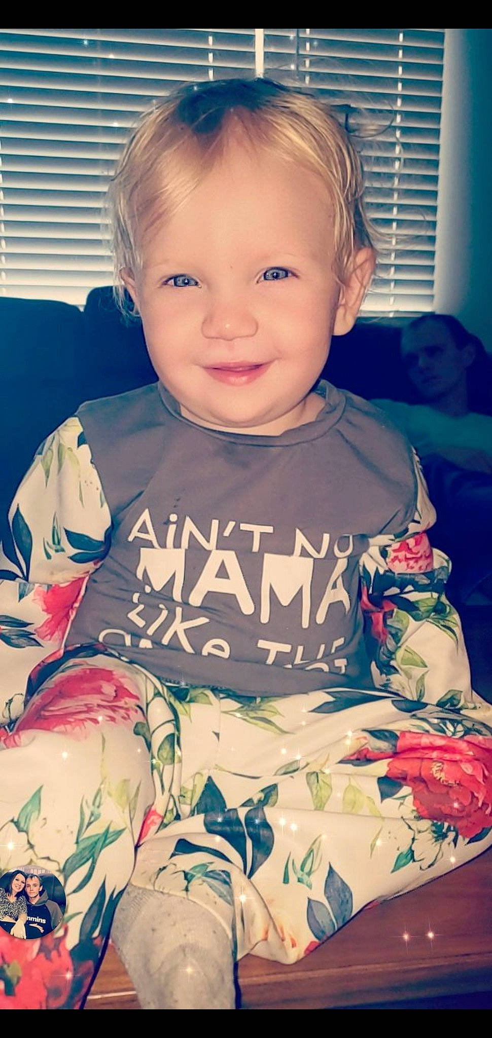 Brooklynn joined the competition — help win amazing prizes! baby, baby_toddler_clothing, cheek, child, cool, face, facial_expression, happy, head, joy, nose, person, plant, play, skin, sleeve, smile, t_shirt, toddler, under_exposed