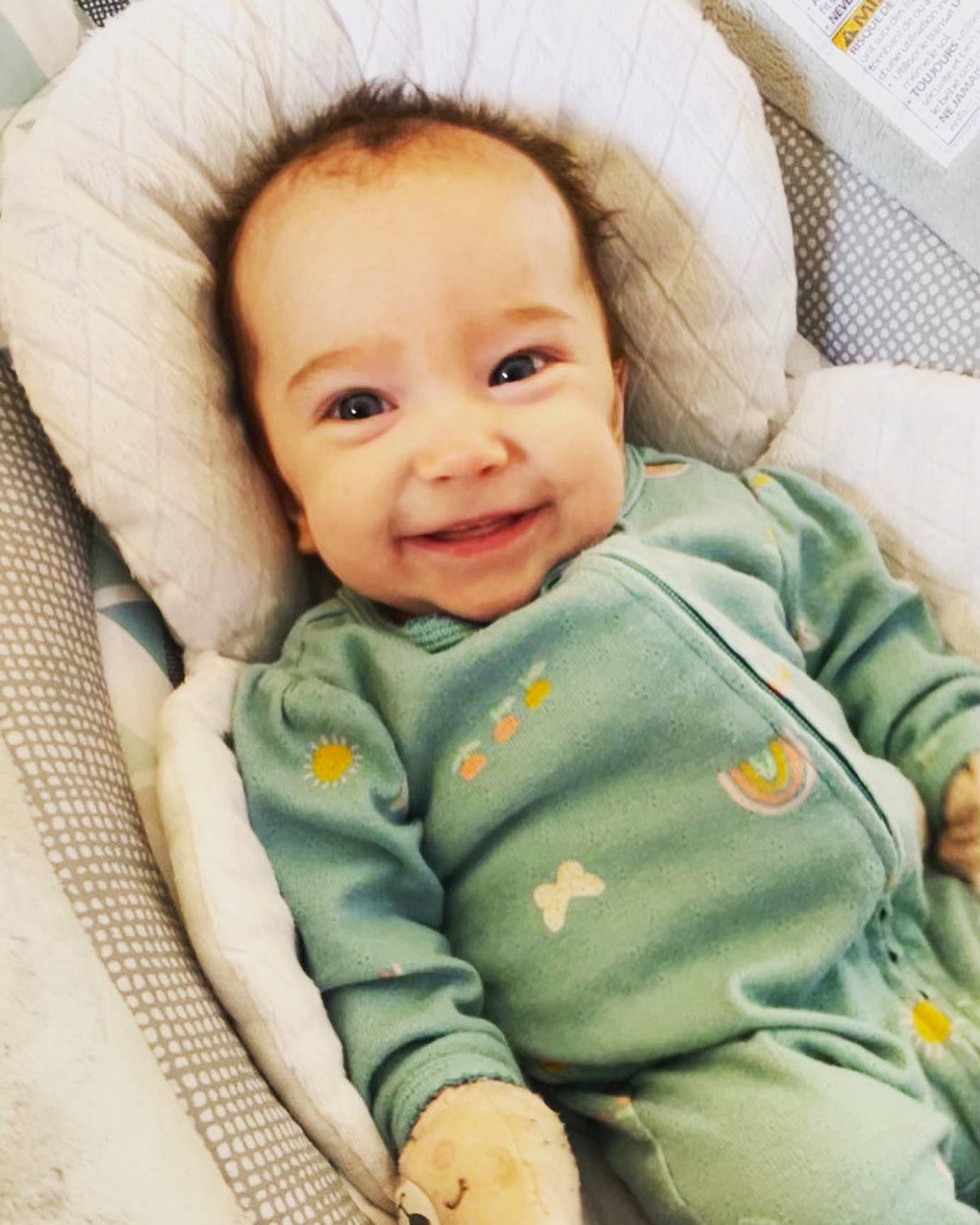 Alice joined the competition — help win amazing prizes! baby, baby_toddler_clothing, cheek, child, chin, collar, comfort, eye, face, happy, iris, joy, linens, nose, outerwear, person, product, skin, sleeve, smile