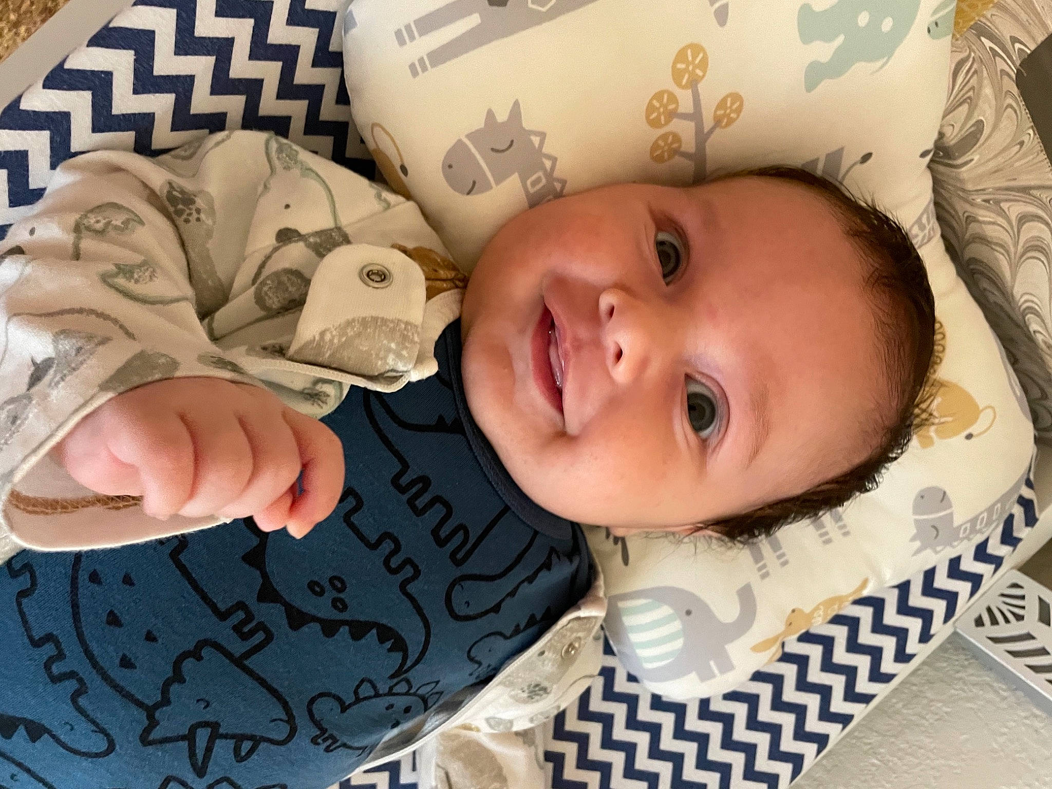 Miguel is registered to the contest to win money with this photo: baby, baby_products, baby_safety, baby_toddler_clothing, cheek, child, eye, eyelash, fashion_accessory, fun, happy, iris, joy, linens, lip, pattern, person, room, skin, smile