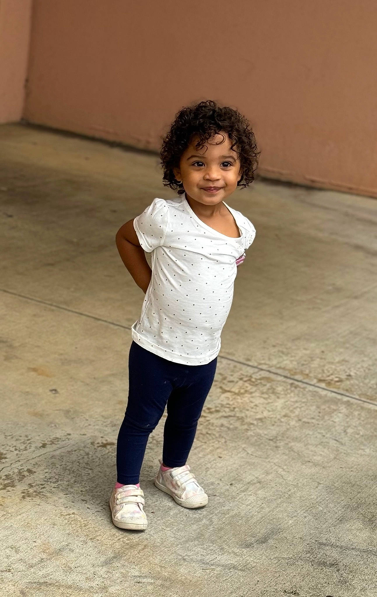 Lillianna joined the competition — help win amazing prizes! cheek, child, floor, flooring, fun, hair, happy, human_leg, joy, knee, leisure, person, play, recreation, shadow, sleeve, smile, t_shirt, thigh, toddler