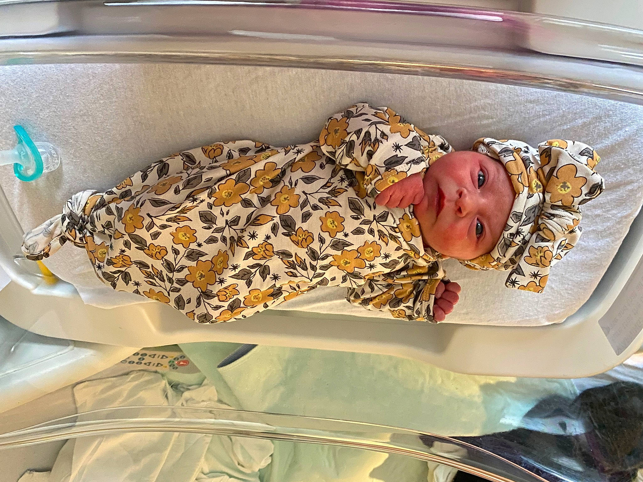 Kinsley Shope joined the competition — help win amazing prizes! baby, baby_products, child, comfort, headwear, laundry_room, pattern, person, room, toddler