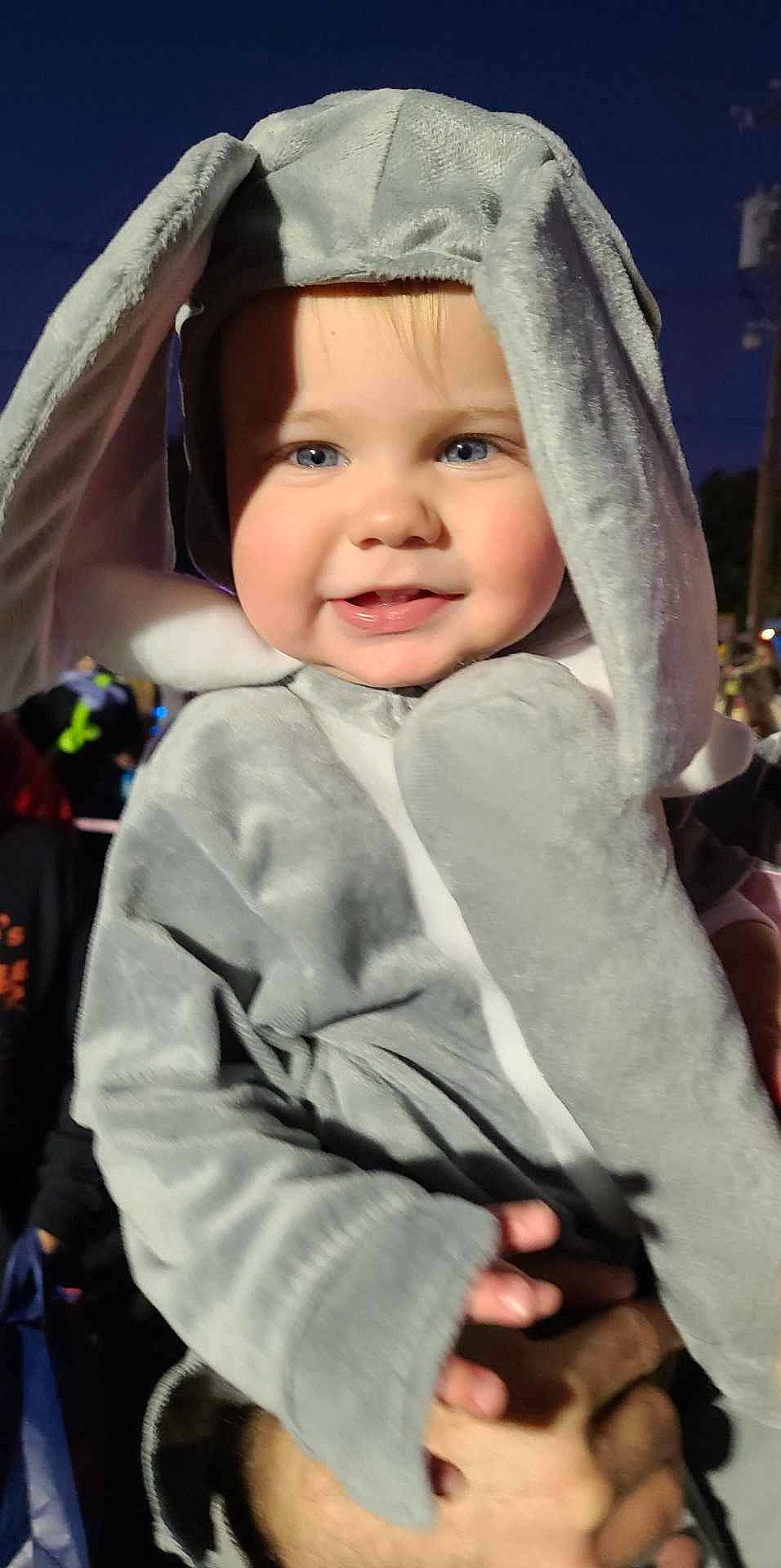 Jacob joined the competition — help win amazing prizes! baby, baby_carriage, baby_products, child, cool, costume, electric_blue, event, fashion_accessory, fun, gesture, happy, headwear, joy, laugh, person, photograph, skin, sleeve, smile