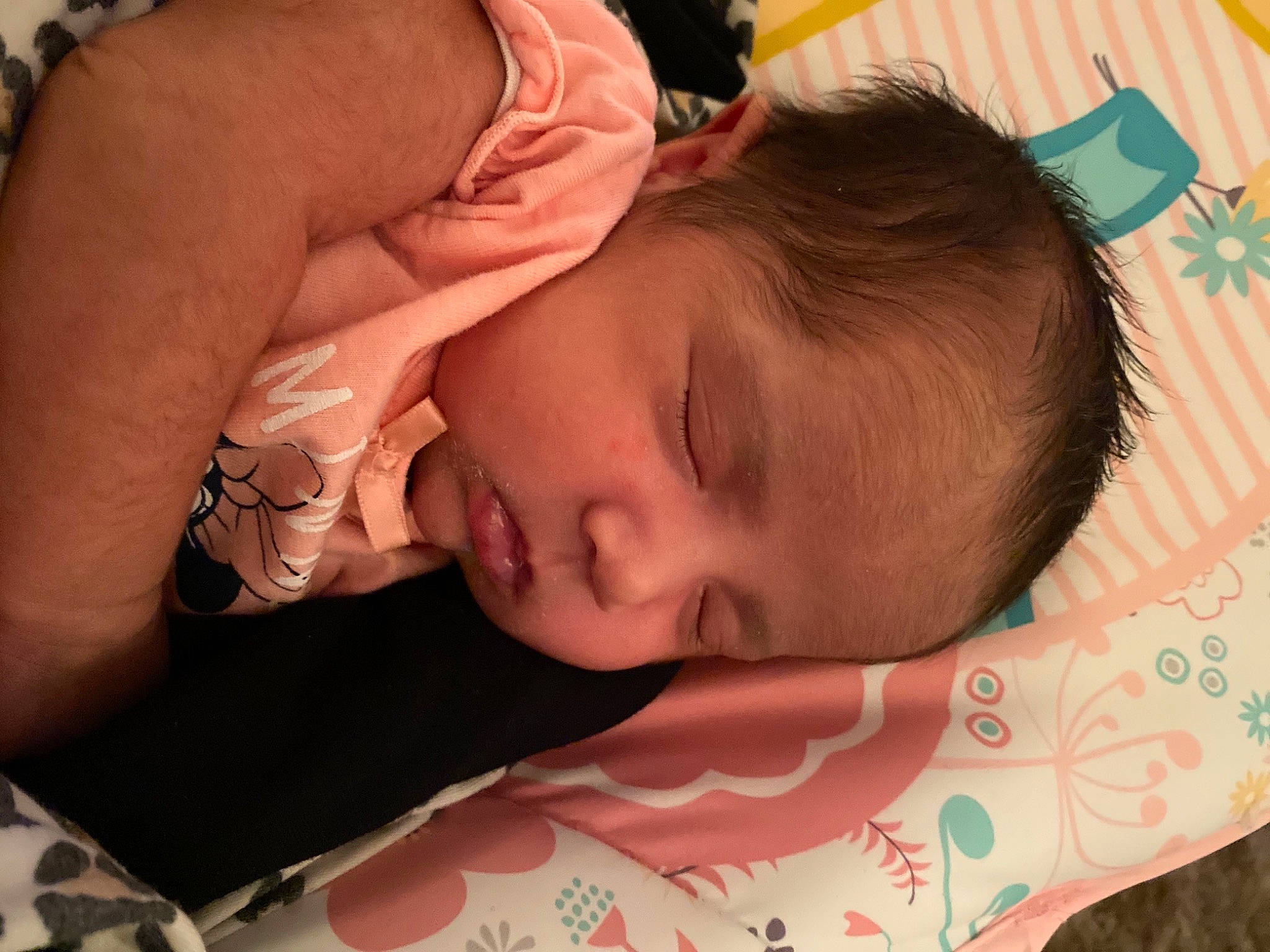 Amiya is registered to the contest to win money with this photo: baby, baby_toddler_clothing, cheek, chest, child, comfort, eyelash, facial_expression, glasses, hairstyle, happy, lip, mouth, nail, nose, pattern, person, pink, skin, toddler