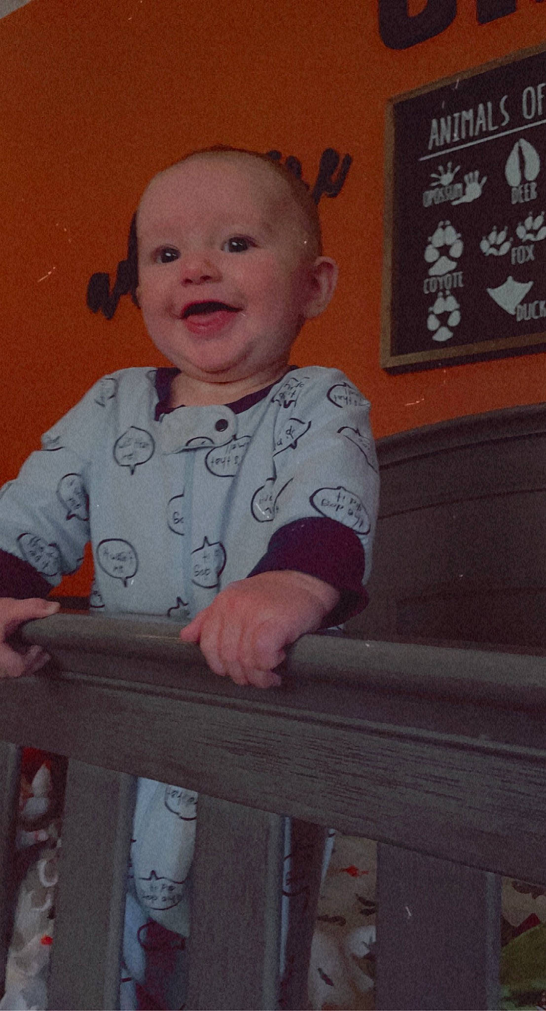 Crue joined the competition — help win amazing prizes! baby, baby_laughing, baby_toddler_clothing, cheek, chin, eye, face, gesture, happy, head, human_body, iris, mouth, nose, person, skin, sleeve, smile, t_shirt, toddler