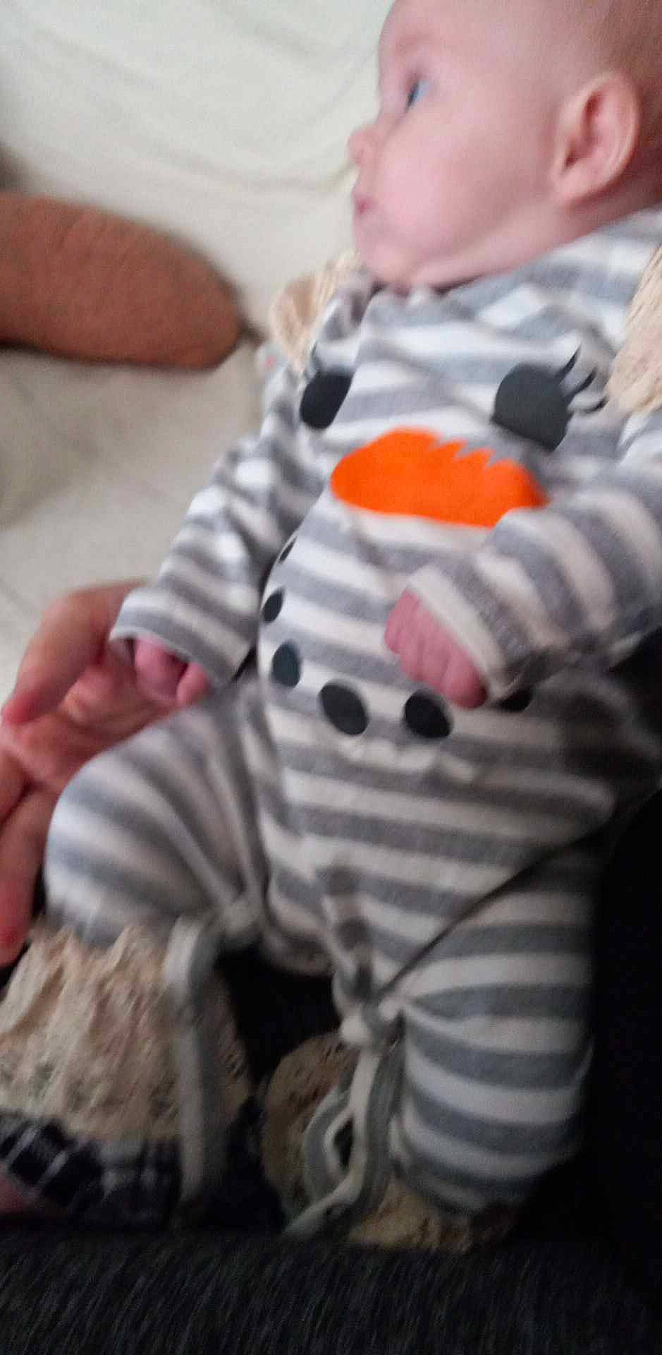 Harmony joined the competition — help win amazing prizes! baby, baby_toddler_clothing, carmine, child, collar, comfort, fashion_design, finger, flooring, fur, linens, nail, nightwear, pattern, person, sitting, sleeve, thumb, toddler