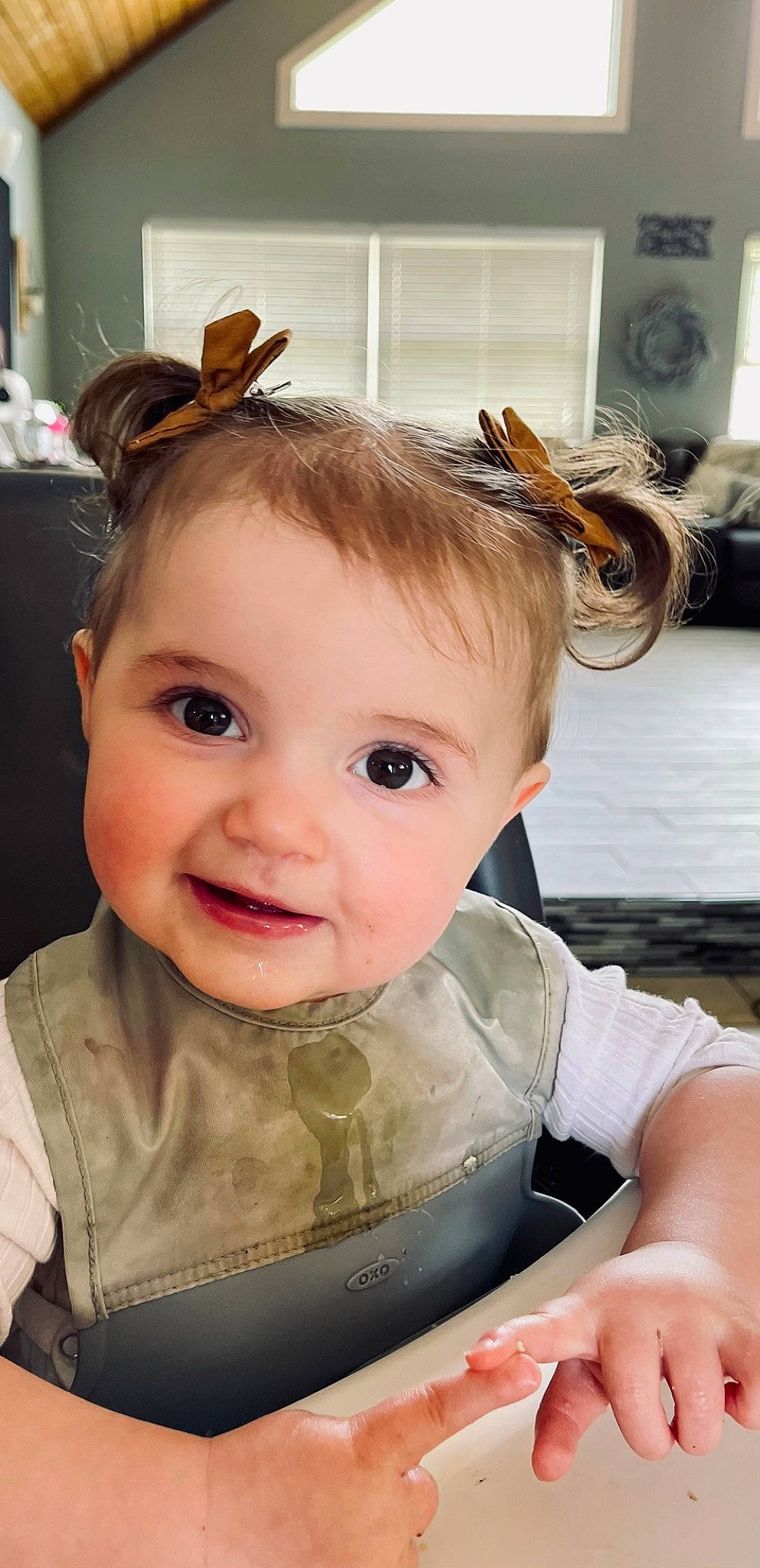 Addyson is registered to the contest to win money with this photo: baby_toddler_clothing, cheek, chin, dress, ear, eye, eyebrow, eyelash, forehead, hairstyle, happy, human, iris, lip, mouth, neck, nose, person, skin, sleeve