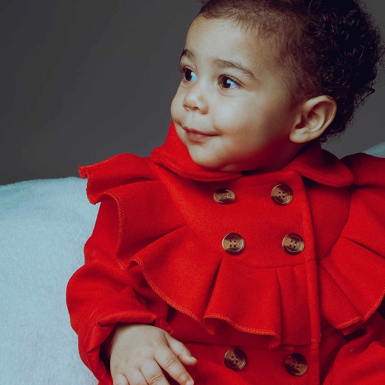 Annajulia joined the competition — help win amazing prizes! accessories, baby, bodypart, clothing, coat, dress, face, finger, hand, happy, head, knitwear, longsleeve, overcoat, person, photography, portrait, sleeve, smile, sweater