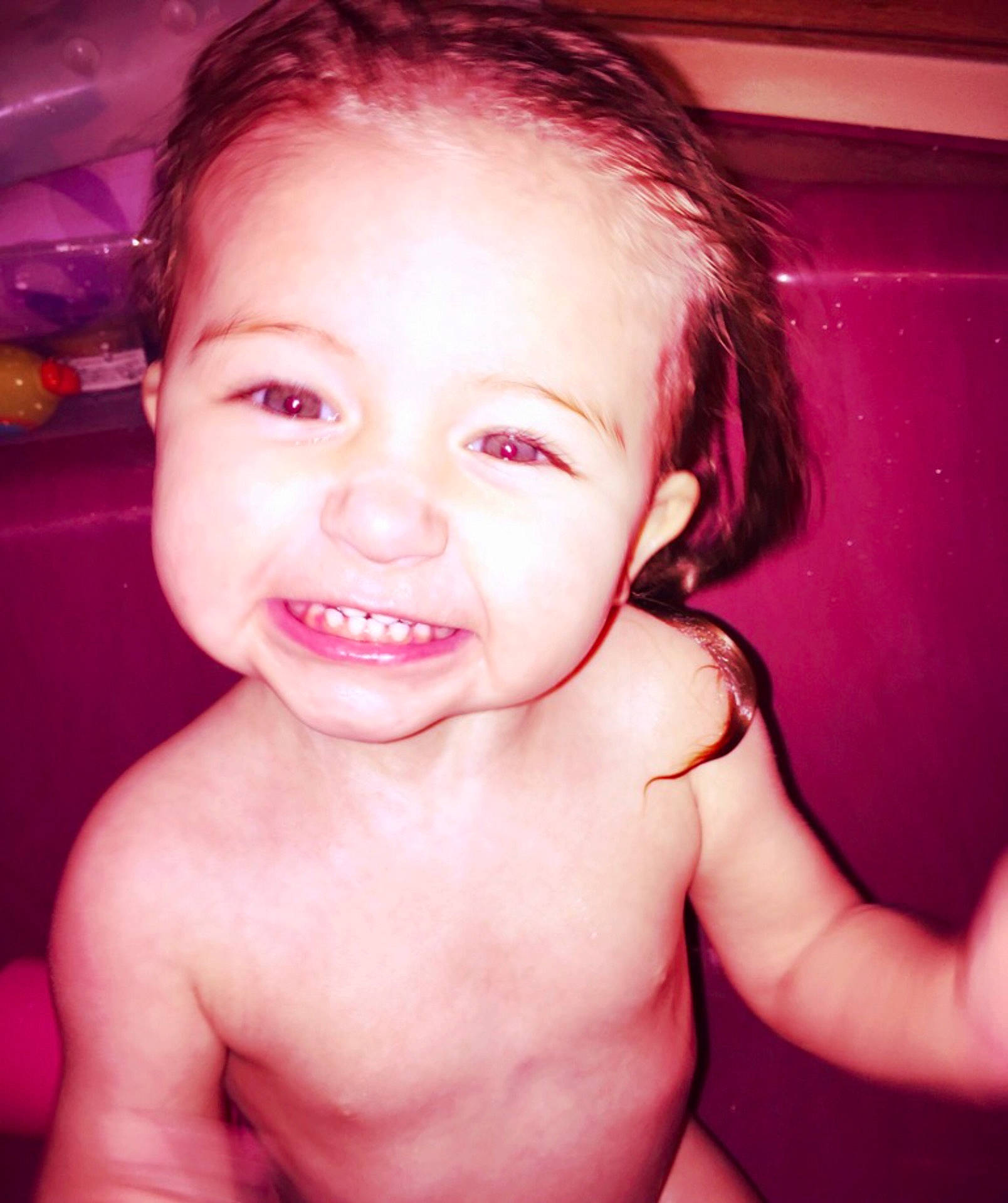 Arabella Marie joined the competition — help win amazing prizes! beauty, blond, cheek, child, close_up, face, facial_expression, girl, hair, hairstyle, head, joy, mouth, nose, person, photography, pink, red, skin, smile