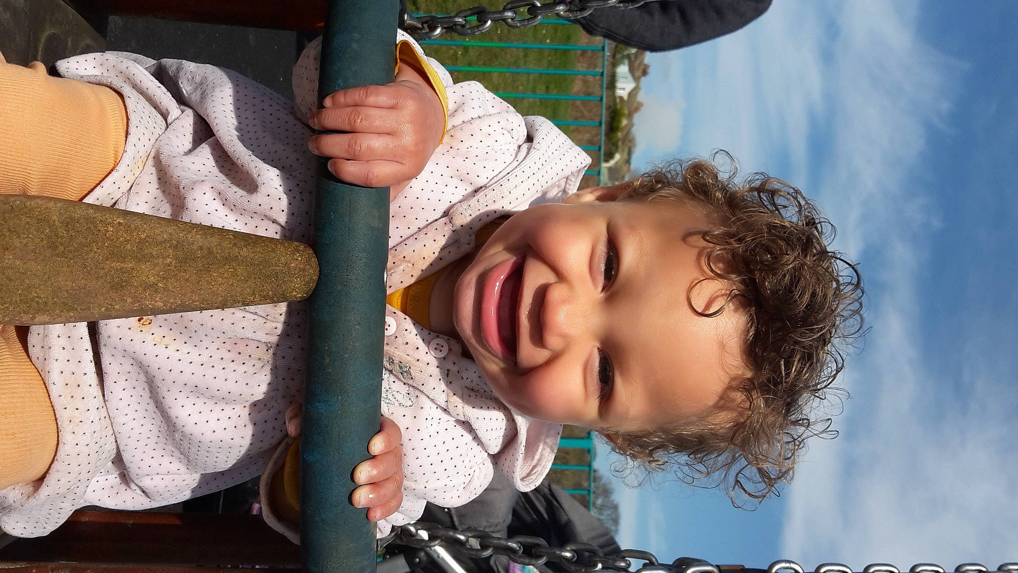 Indra is registered to the contest to win money with this photo: baby, baby_products, baby_toddler_clothing, cheek, child, cloud, cool, facial_expression, flash_photography, fun, happy, joy, leisure, mouth, nose, organ, person, skin, sky, smile