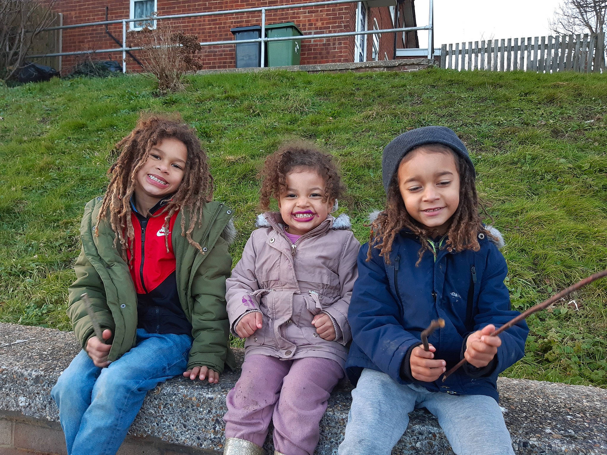 Eden André joined the competition — help win amazing prizes! boot, child, event, fun, grass, grass_family, happy, headwear, jacket, jeans, joy, leisure, people_in_nature, person, plant, recreation, sitting, smile, soil, spring